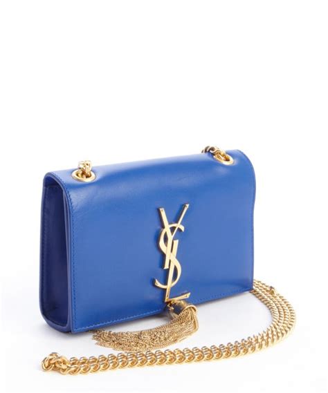 ysl dark blue bag|royal blue YSL Bag.